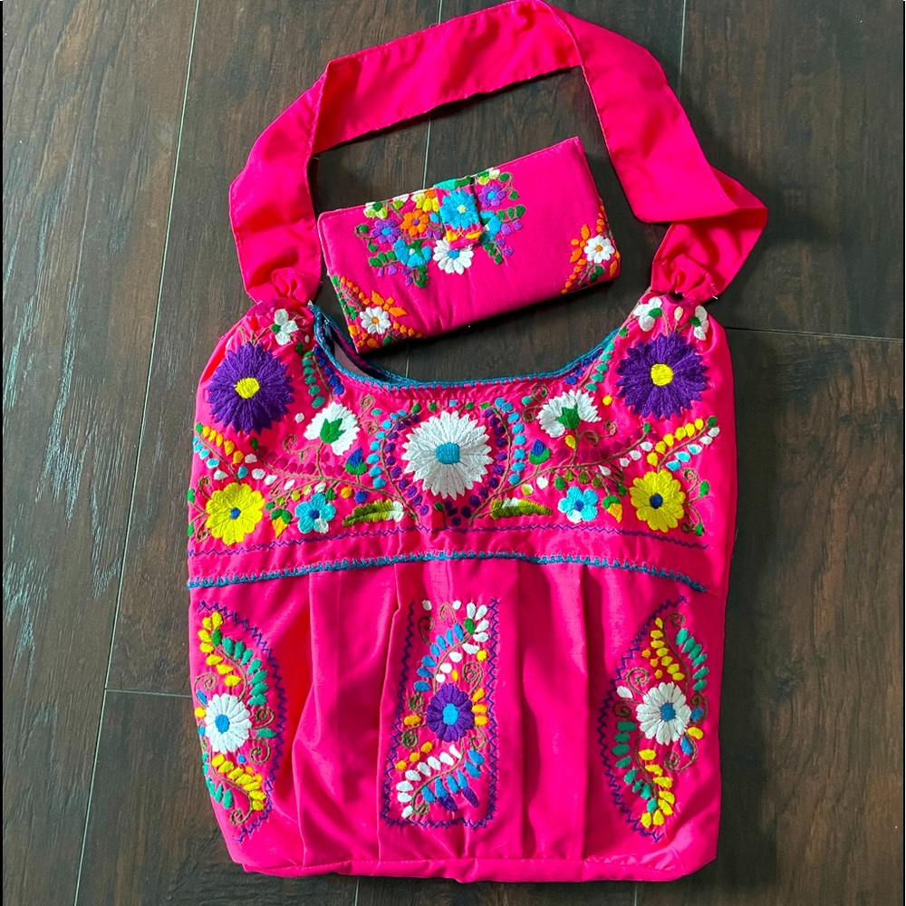 Mexican channel purse and wallet